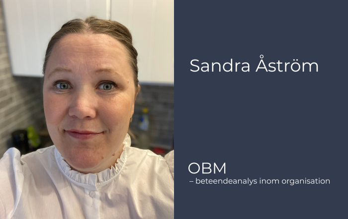 Sandra Åström - tidigare deltagare OBM