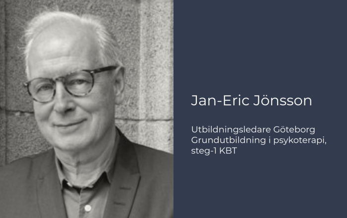 Jan-Eric Jönsson, utbildningsledare steg-1 KBT Göteborg