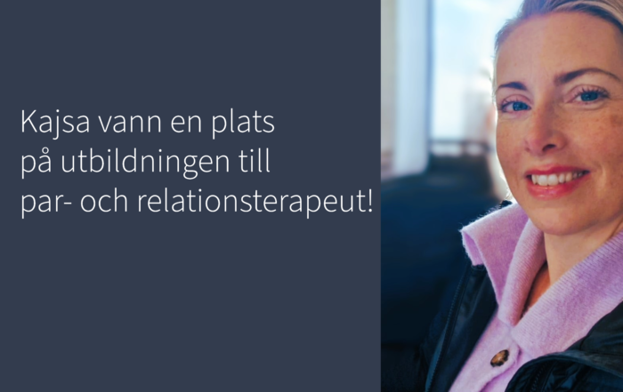 Kajsa Lundberg - par- och relationsterapeut Sverigehälsan