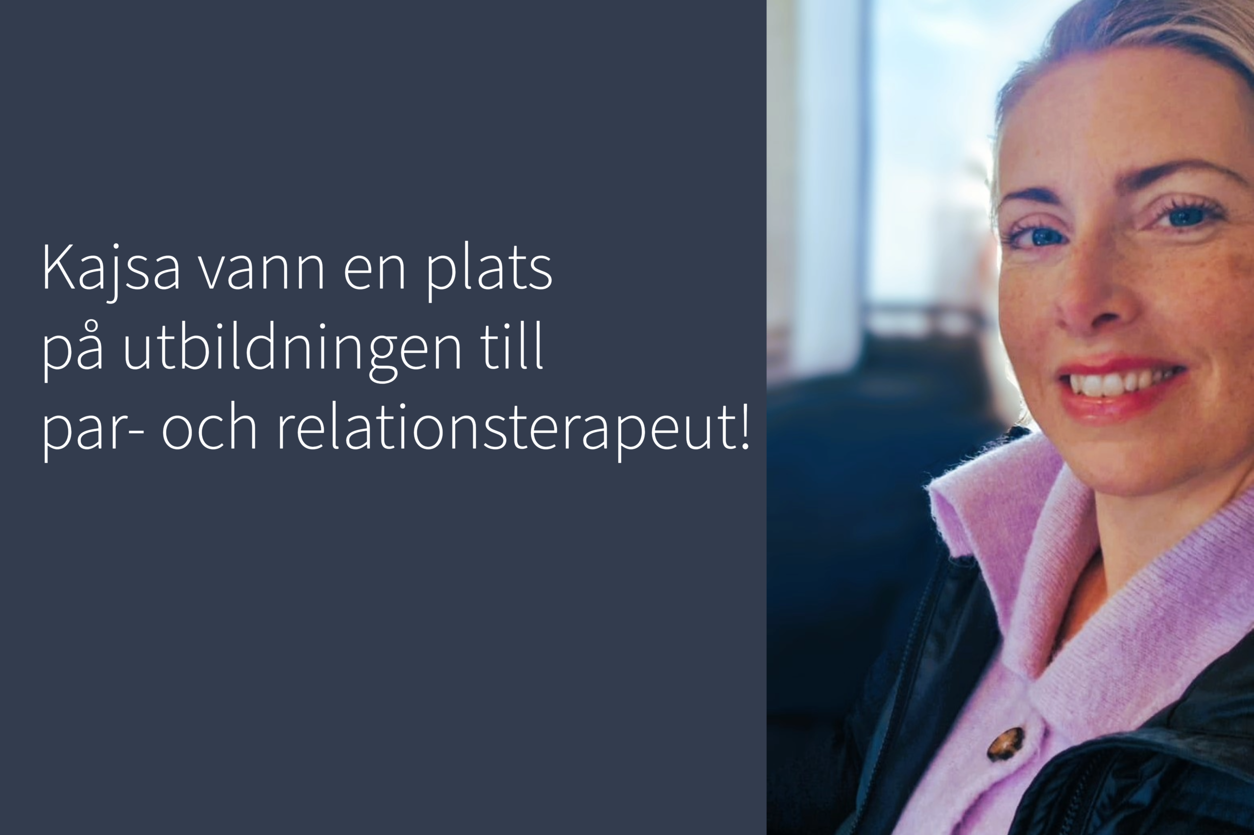 Kajsa Lundberg - par- och relationsterapeut Sverigehälsan