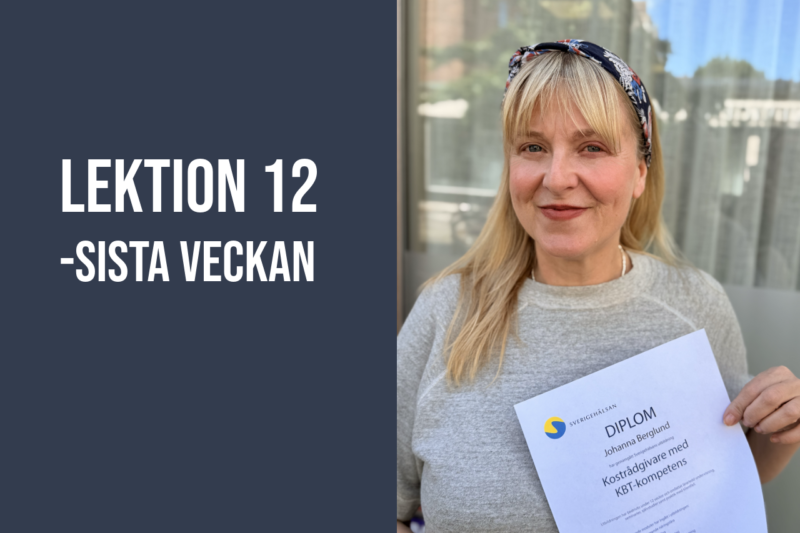 Kostrådgivare med KBT-kompetens - sista veckan - Johanna Berglund