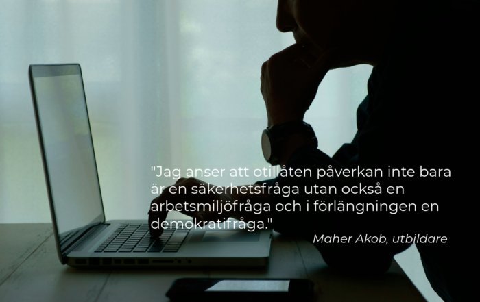 Intervju med Maher Akob - utbildare på Sverigehälsan