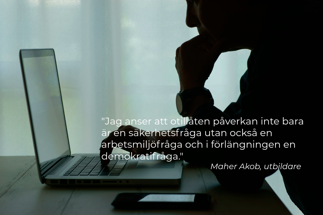 Intervju med Maher Akob - utbildare på Sverigehälsan