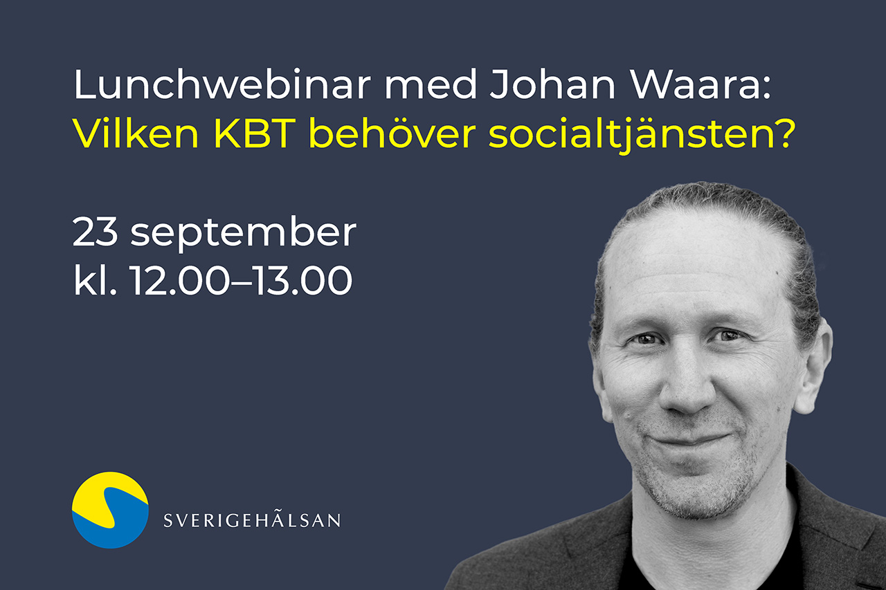 Webinar Johan Waara om socialtjänsten och KBT